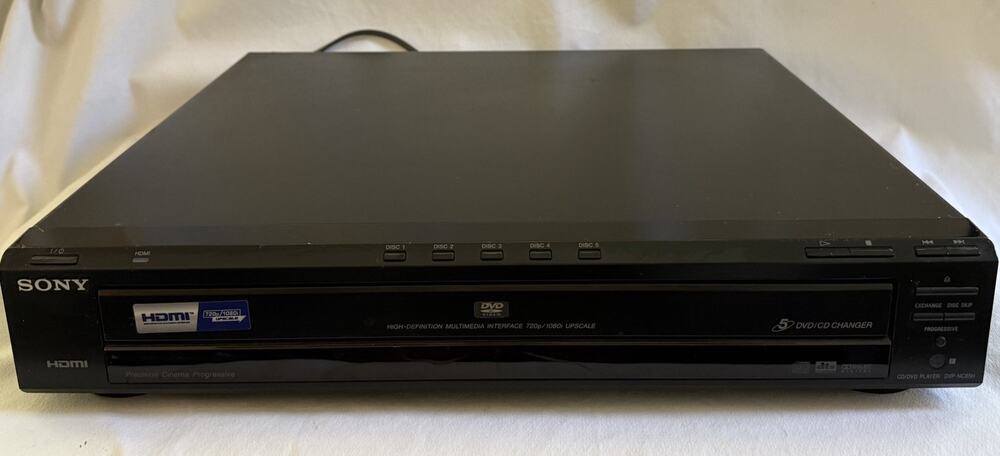 Sony 5 Disc Changer Player DVP-NC800H DVD/CD (HDMI) Carousel No Remote TESTED